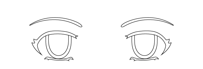 Hướng dẫn cách vẽ mắt anime hoạt hình đơn giản