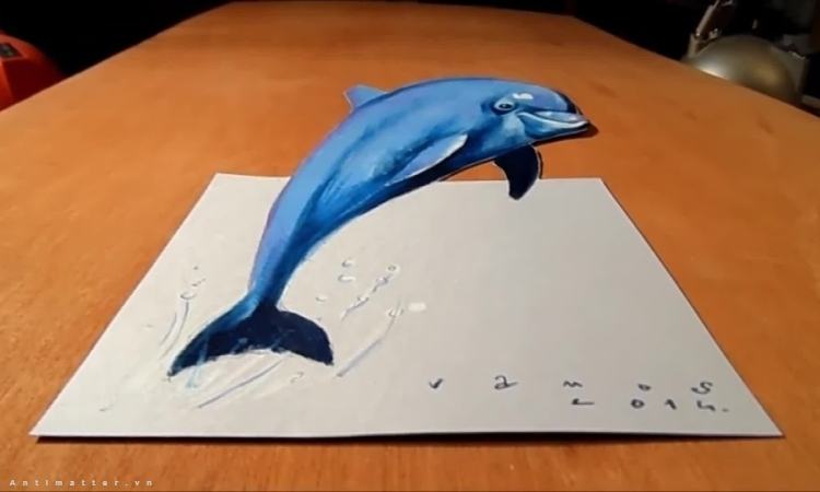 hoạt hình cá heo 3D