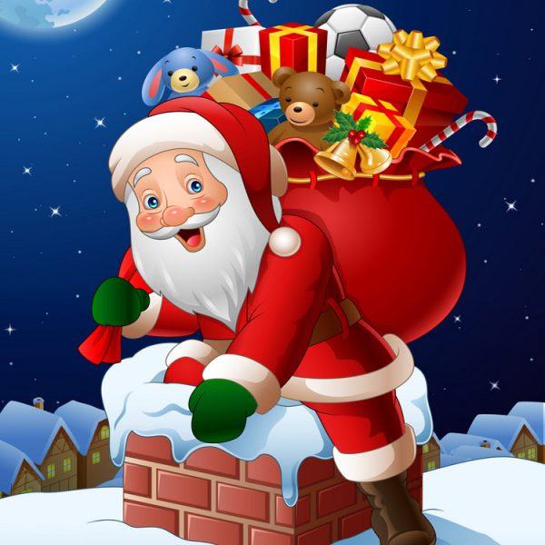 Ống khói của Avatar Giáng sinh và ông già Noel