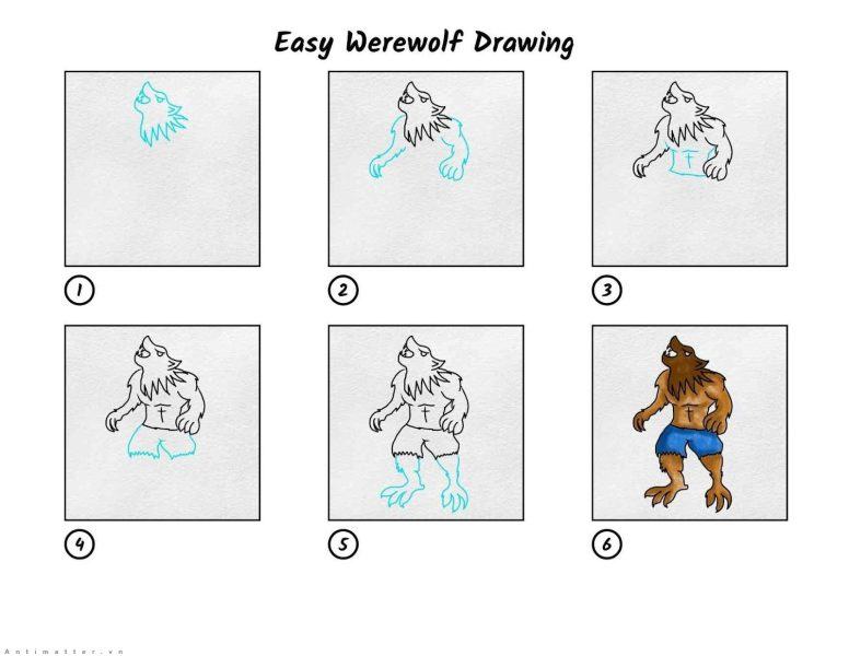 Làm thế nào để vẽ một người sói