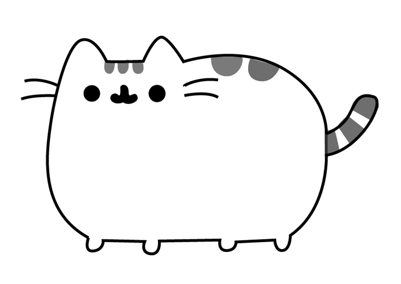 Vẽ một con mèo béo