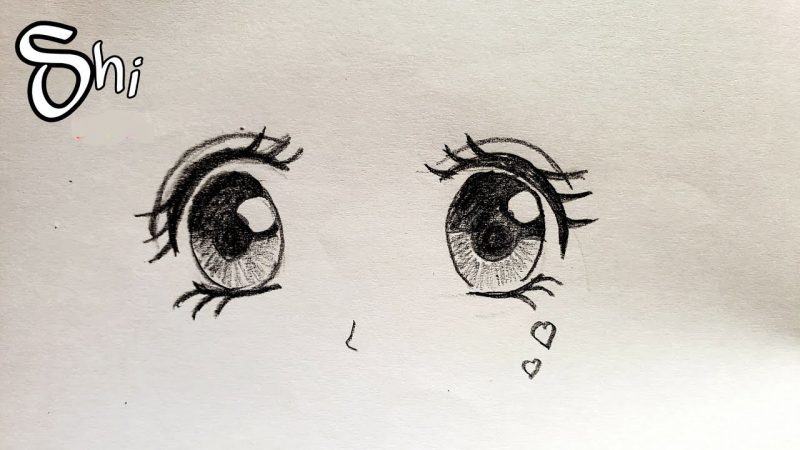 Cách vẽ mắt anime nữ đẹp