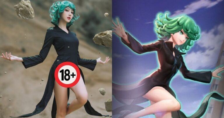 Hot girl cosplay Tatsumaki cực “mlem” khiến các game thủ Liên Quân và fan anime mê đắm