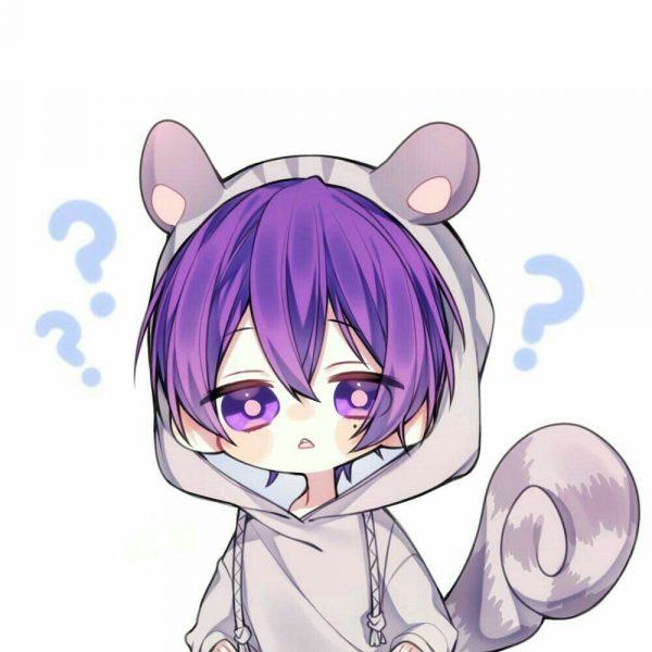 Avatar chibi mèo đực dễ thương