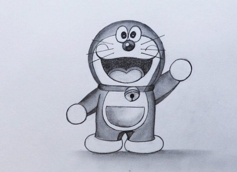 Vẽ Doraemon 3D