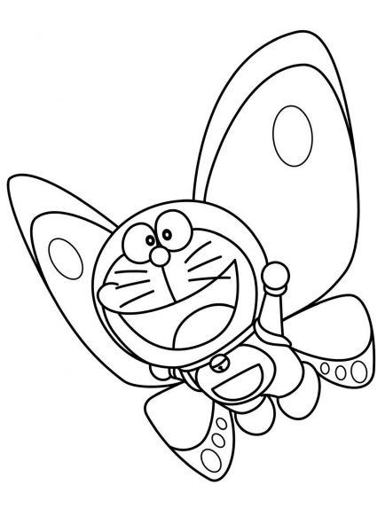 Doraemon vẽ con bướm