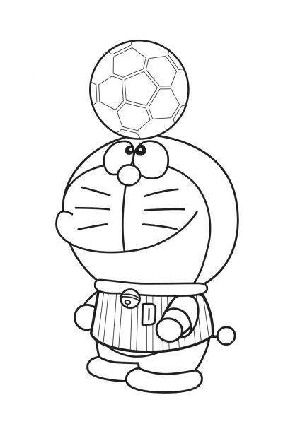 Doraemon vẽ bằng đầu
