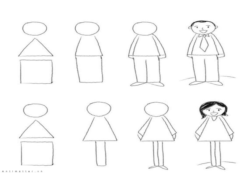 Thủ Thuật Cách Vẽ Body Anime Nữ Anime Cách Vẽ Anime Đơn Giản Cho Người Mới  Bắt Đầu
