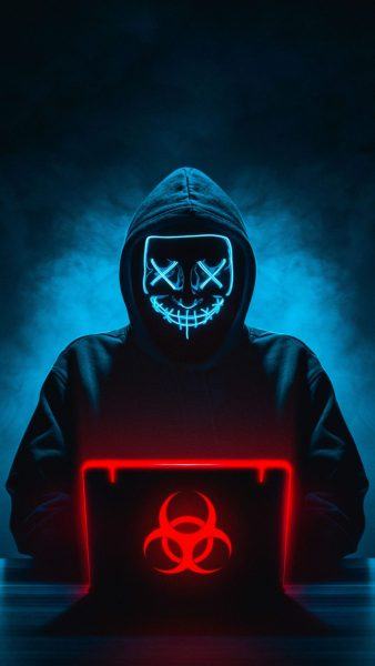 Hình đại diện hacker tốt đeo mặt nạ