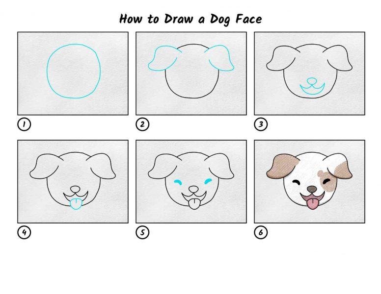Cách vẽ một con vật có đầu chó