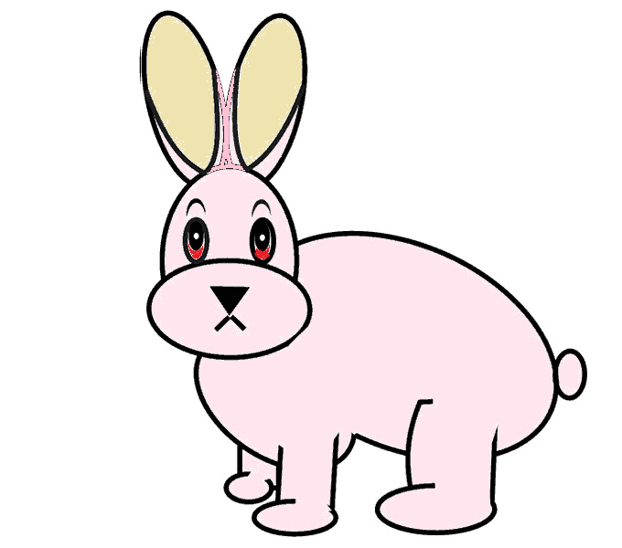 Cách vẽ một con thỏ hoàn chỉnh