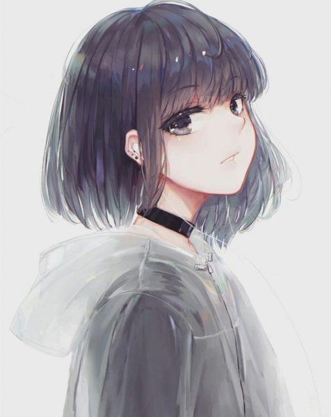 Hình đại diện anime nữ tóc ngắn