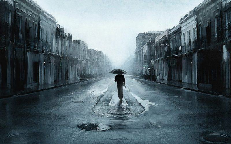 Avatar giấu mặt dưới mưa