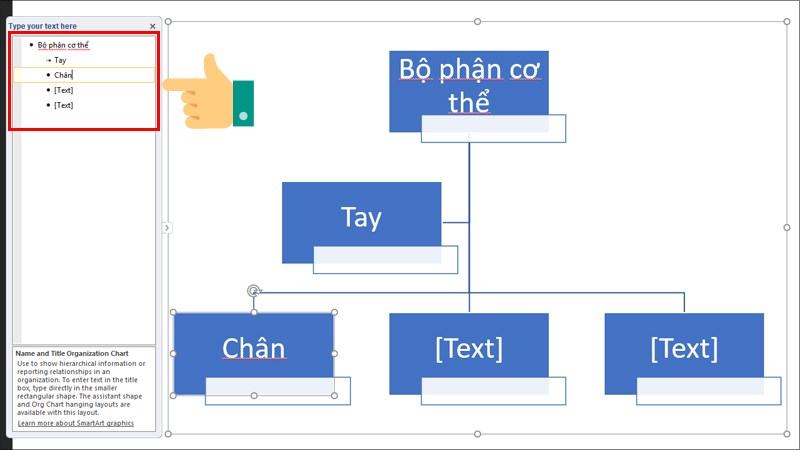 Nhập nội dung của hình ảnh