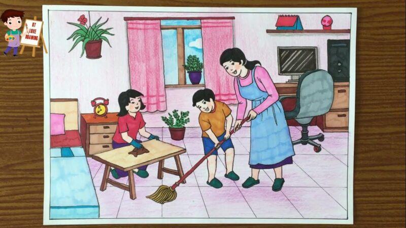 Vẽ bức tranh cuộc sống xung quanh cậu học sinh lớp 7 dễ thương, lũ trẻ cùng mẹ chuyển nhà