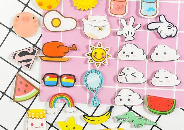 Cách làm hình dán bằng giấy cute làm sticker đẹp mà đơn giản tại nhà