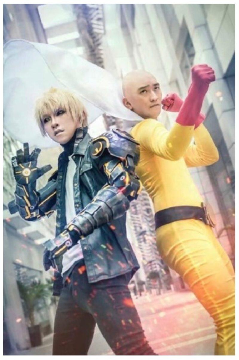 Ảnh cosplay Genos và Saitama (One Punch Man)