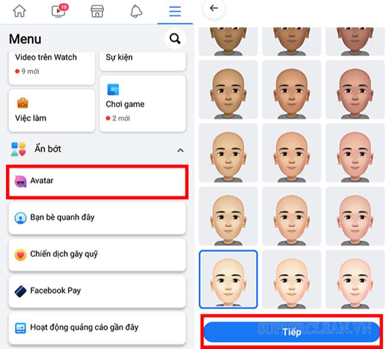 Tạo avatar giống mình với Facebook