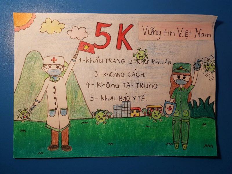Vẽ chủ đề tin rằng Việt Nam tương thích với 5K