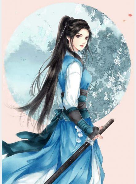 Những bức tranh Trung Quốc cổ đại về phụ nữ với những thanh kiếm tuyệt vời