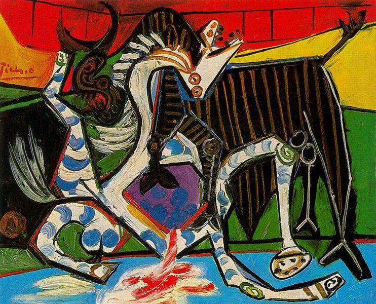 Picasso đã vẽ một con ngựa