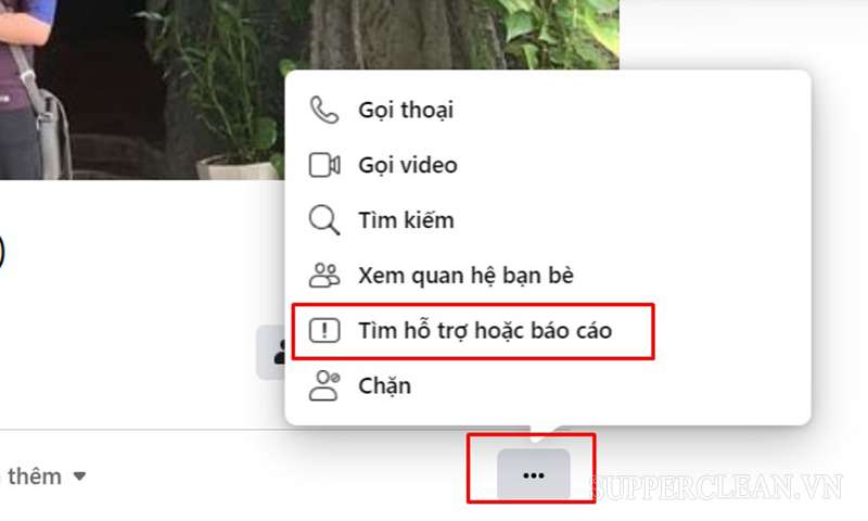 Nhận trợ giúp hoặc báo cáo lịch sử