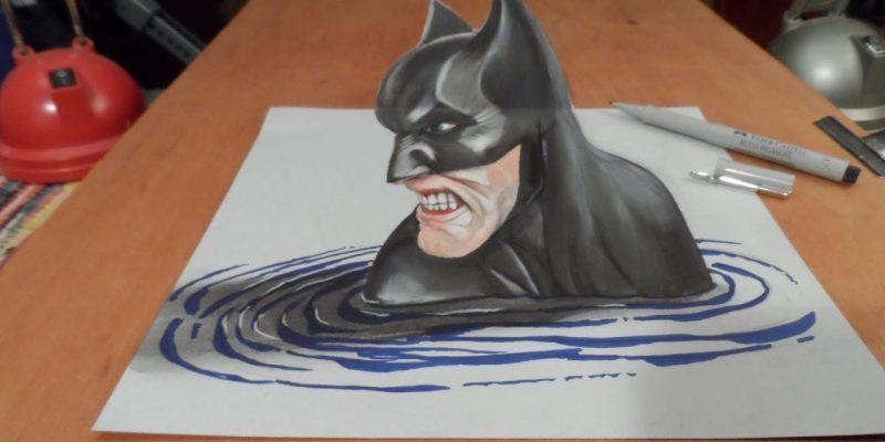Cảnh quay Batman 3D từ dưới nước