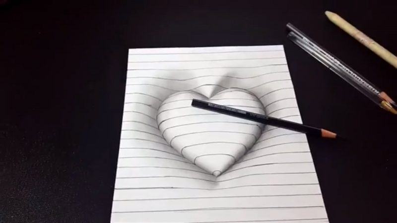Vẽ một bản phác thảo 3D đơn giản bằng bút chì