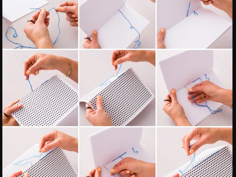 Cách làm sổ tay từ giấy vụn