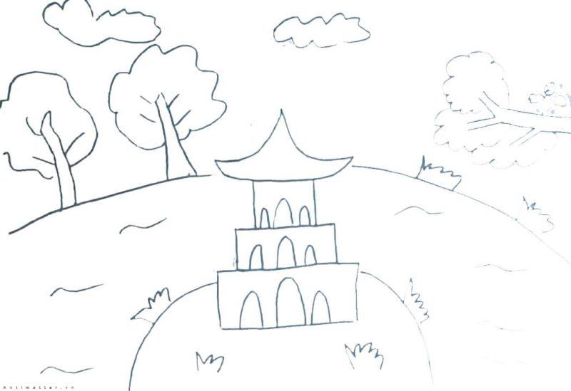 Dạy vẽ tranh phong cảnh Hồ Gươm từng bước  How to draw a landscape    YouTube