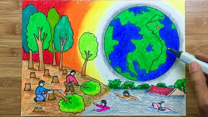 Hình thành ý tưởng của trẻ em về bảo vệ môi trường khỏi lũ lụt do phá rừng