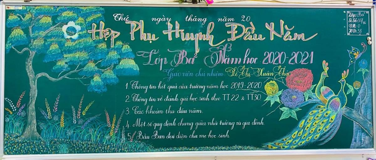 Kỹ năng trang trí buổi họp phụ huynh