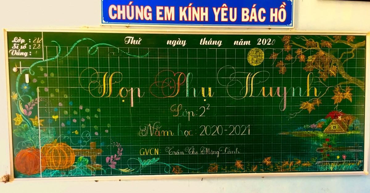 Kỹ năng trang trí buổi họp phụ huynh