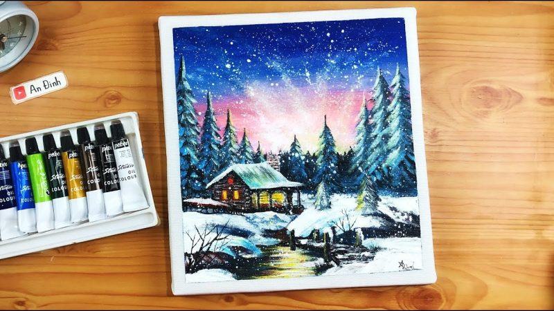 Vẽ một đêm giáng sinh lạnh giá