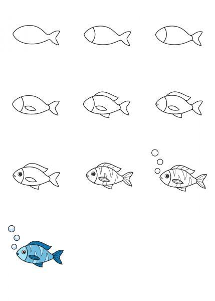 cách vẽ cá chép trong 10 bước