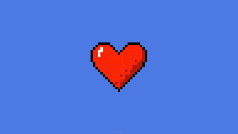 phim hoạt hình trái tim màu đỏ chia đôi trái tim powerpoint
