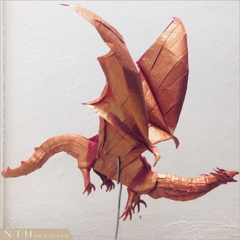 Origami Rồng - Dragon Made by Lâm Nhật Phát