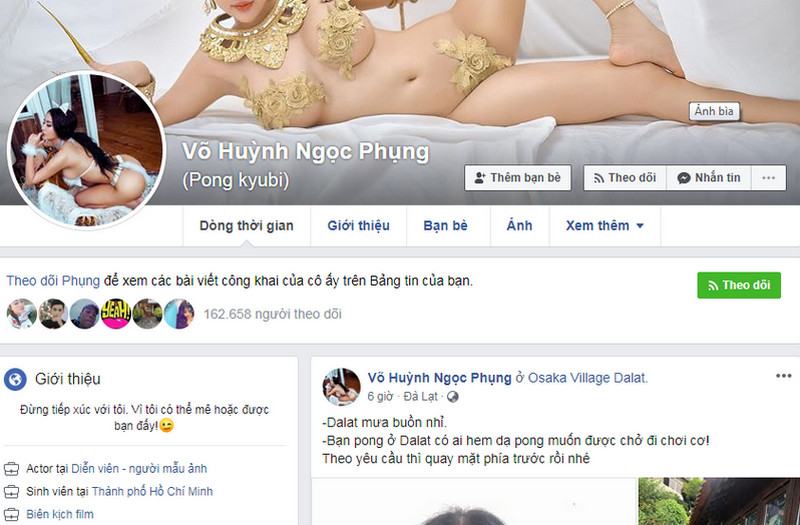 Pong Kyubi là ai?  Cô gái hiện tại của Showbiz Việt