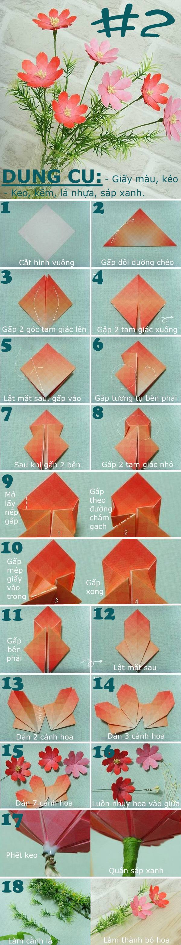 4 loại 2 .  gấp giấy