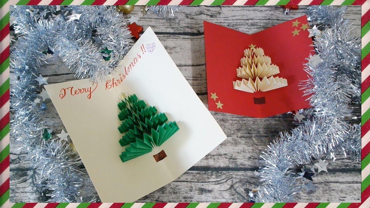 Tự Làm Thiệp Giáng Sinh Dễ Dàng - DIY Pop Up Christmas Card |  Alor Queenie - YouTube