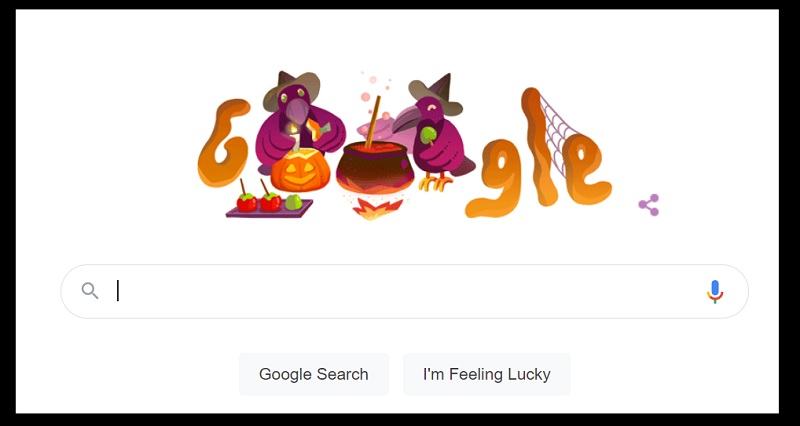 Dễ dàng Google Doodle Halloween 2021