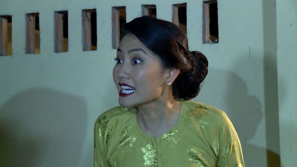 Hình ảnh nhân vật dì Trang trong phim được giới trẻ lấy làm meme thời gian gần đây