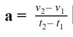 công thức gia tốc