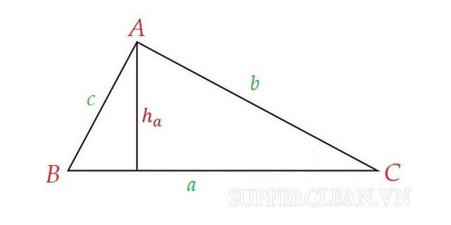 cách tính diện tích tam giác