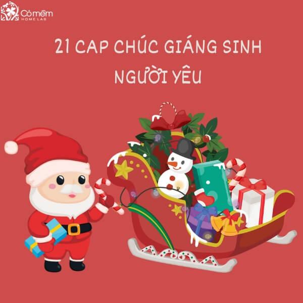 cap chúc giáng sinh người yêu