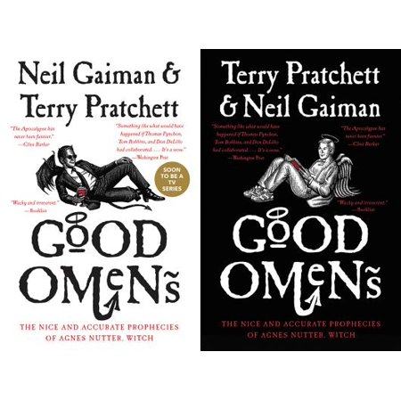 Cuốn sách Good Omens của hai tác giả nổi tiếng ở xứ sở sương mù (Nguồn: Walmart)