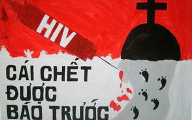 Hình ảnh phòng chống HIV AIDS cảnh báo tác hại của căn bệnh này