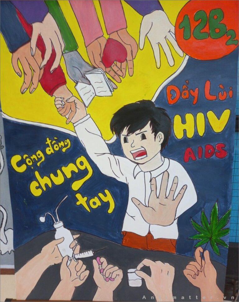 Vẽ tranh phòng chống HIV AIDS