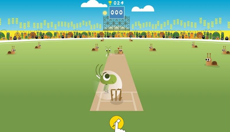 Cricket - Trò chơi Doogle bóng chày của Google