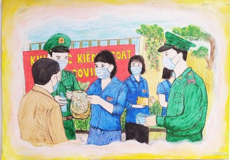 Vẽ tranh Đoàn TNCS Hồ Chí Minh là dự án tình nguyện